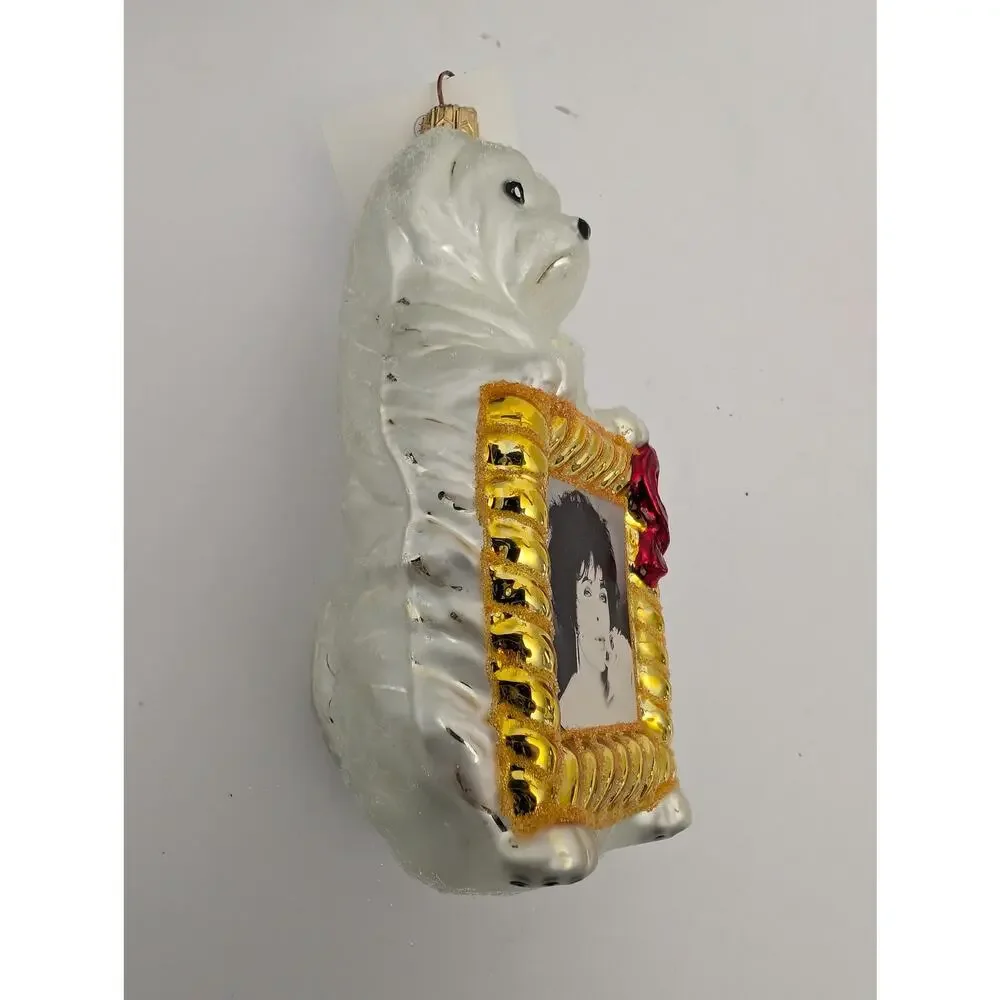 Christopher Radko Sugar Holiday 1998 Elizabeth Taylor AIDS Foundation Ornament